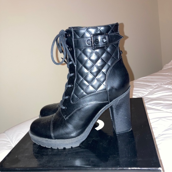 G by Guess Shoes - G by Guess Gift Heeled Boot Womens 8.5